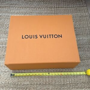 Louis Vuitton box from 2024 purchase. Dimensions 20”x16.25”x7.5”.